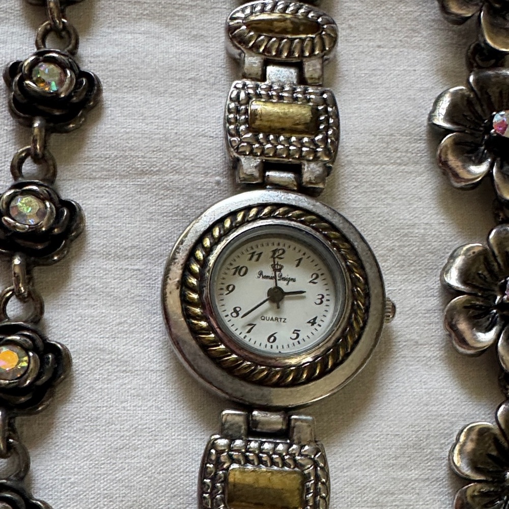 Premier Designs 9 piece lot, black, silver and mixed metal tones - Picture 4 of 10